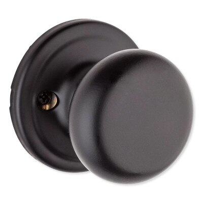 Kwikset Hancock Passage Knob, Matte Black